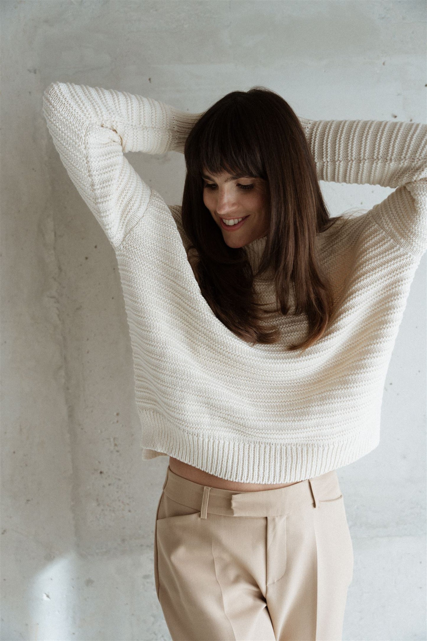 Beatrice Sweater | Aímée the Label | Ecru