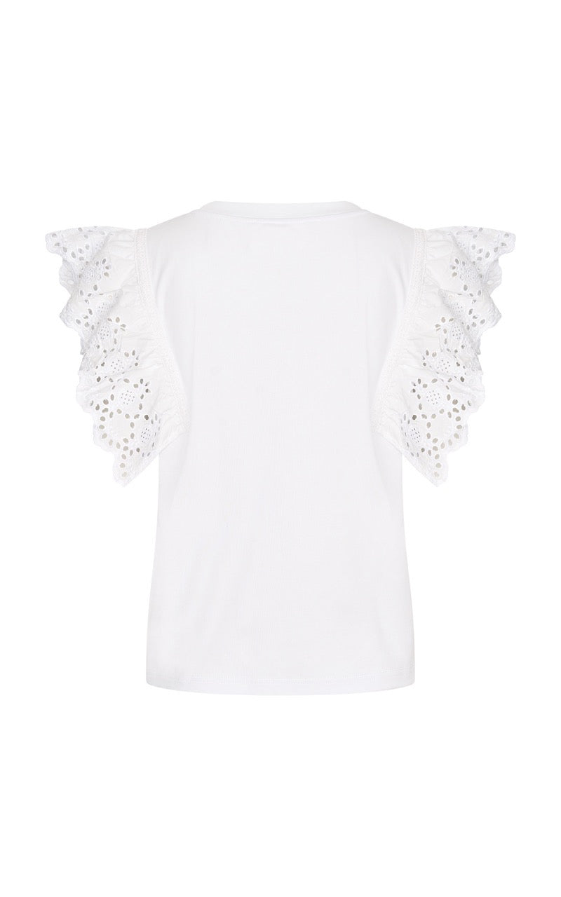 Zoey T-shirt | Aímée the Label | White