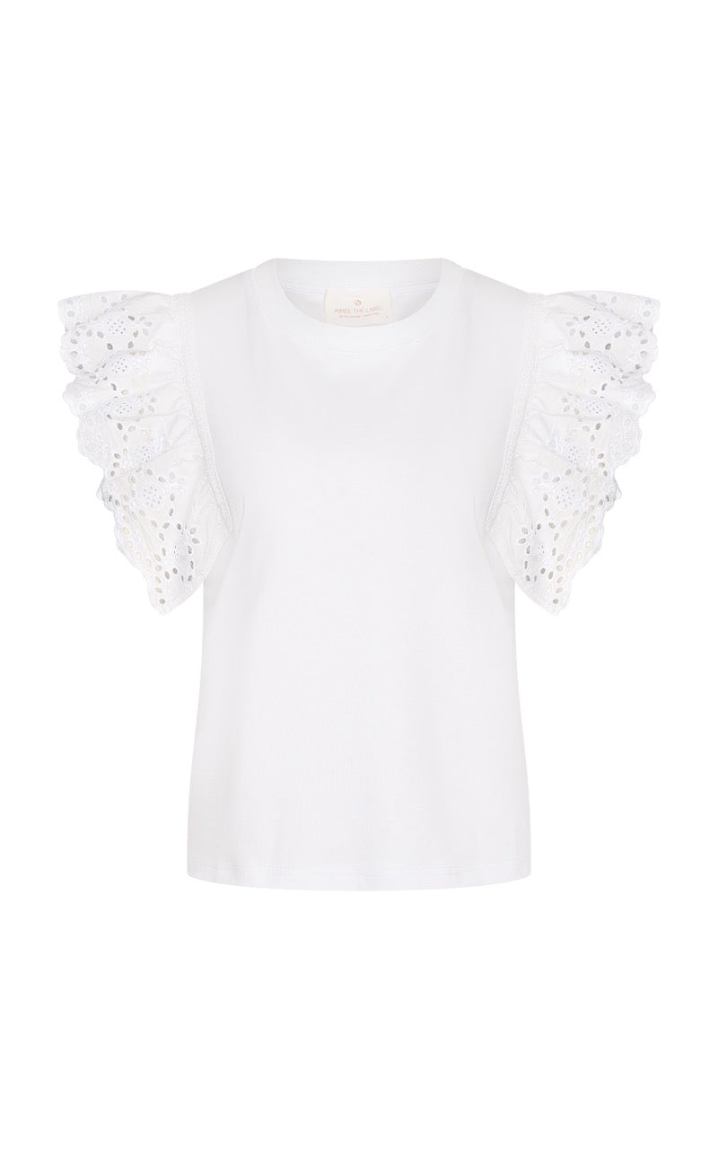 Zoey T-shirt | Aímée the Label | White